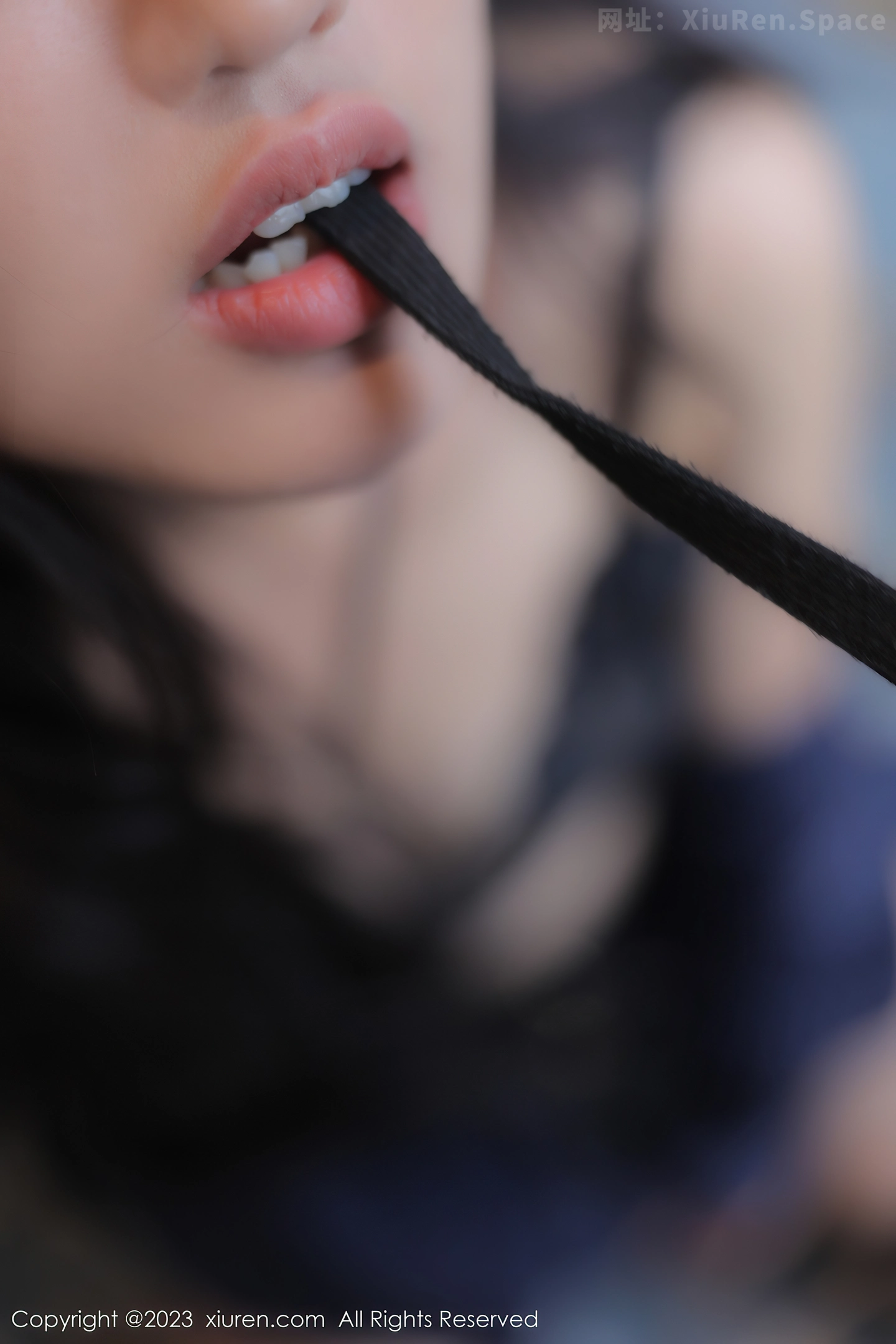 图片[4]-[XiuRen秀人网] 2023.03.10 VOL.6391 浅浅Danny 黑色礼服与蕾丝内衣加黑丝美腿性感私房写真集-秀人网官方网站